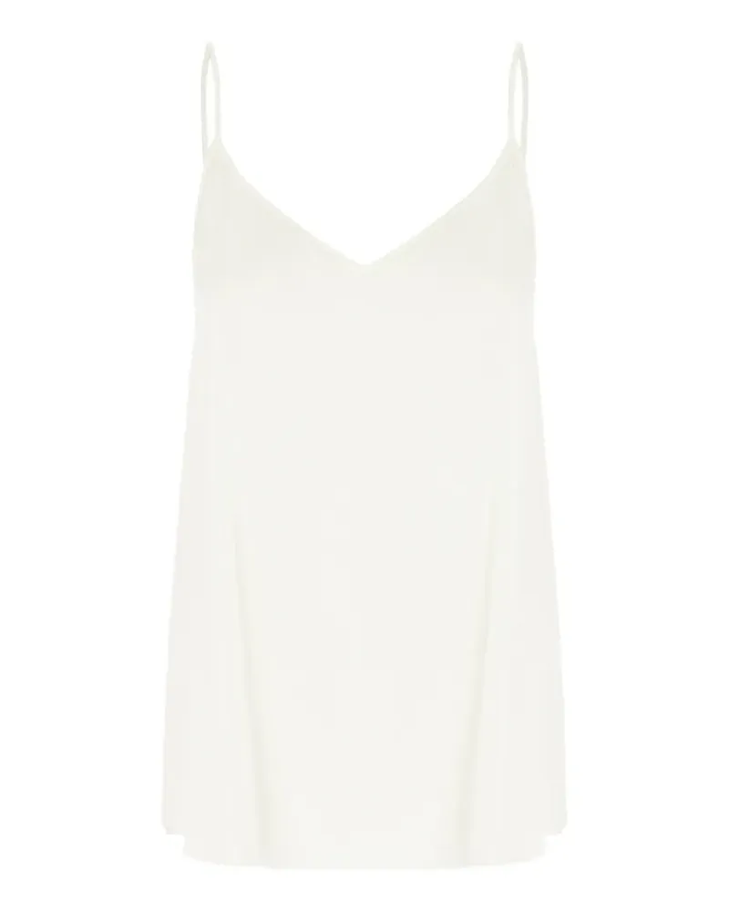 Antonelli Firenze spaghetti-strap V-neck top - Weiß Weiß