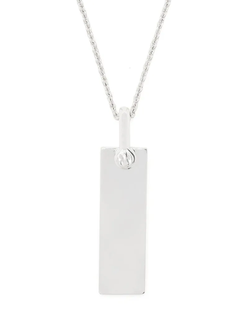 Parts Of Four Halskette mit Schildanhänger - Silber Silber