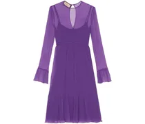 Chiffonkleid aus Seide - Violett