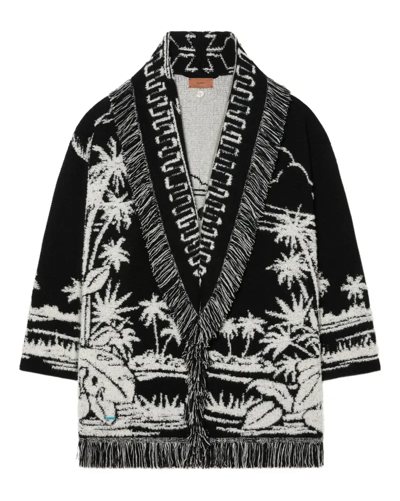 Alanui Palm Grove Tales Cardigan - Schwarz Schwarz