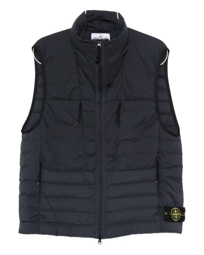 Stone Island Gesteppte Jacke - Schwarz Schwarz