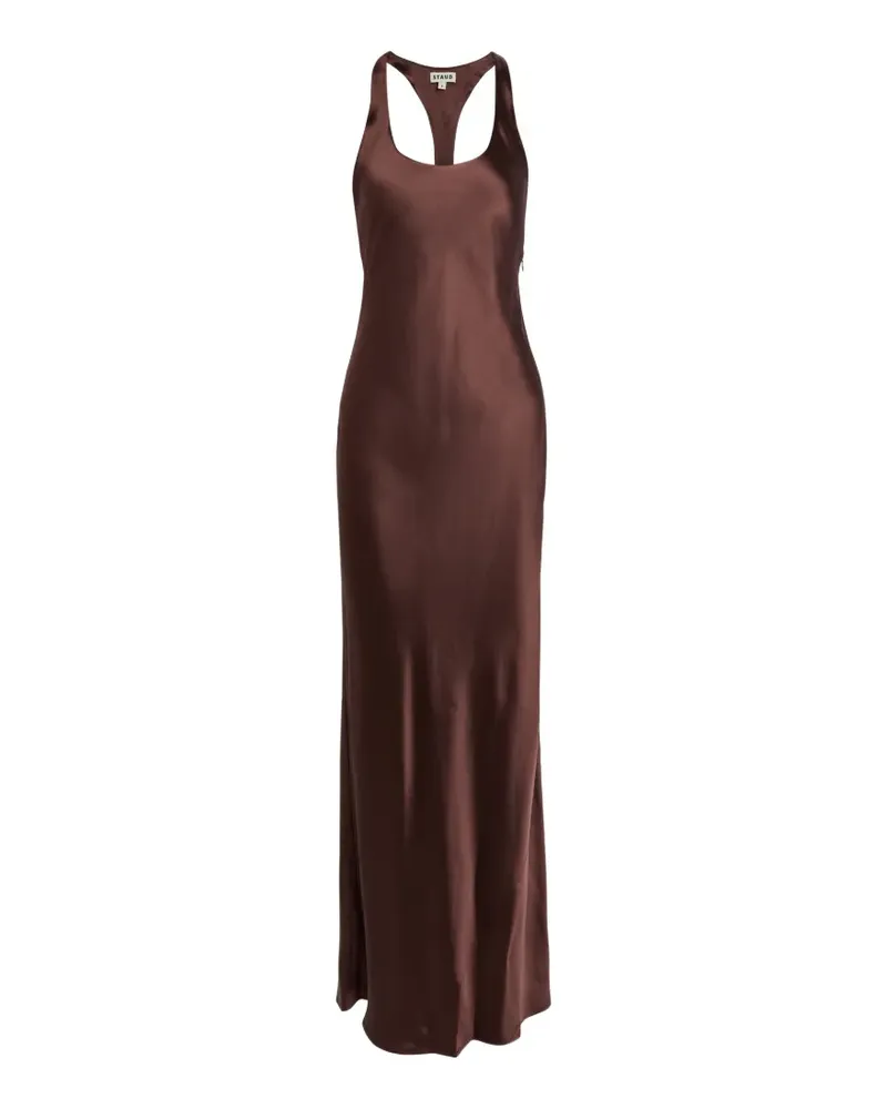STAUD Juanita maxi dress - Braun Braun