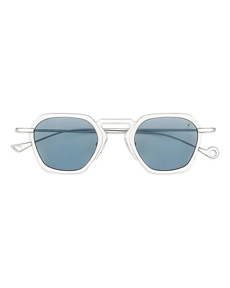 Eyepetizer Mouzinho Sonnenbrille mit geometrischem Gestell - Silber Silber