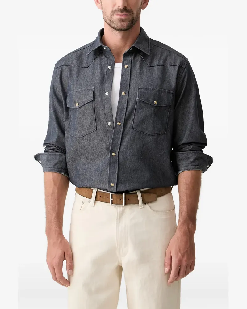 JOOP! Jeanshemd im Western-Look - Blau Blau
