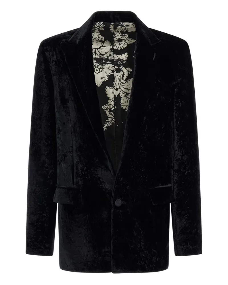 Roberto Cavalli Einreihiges Sakko - Schwarz Schwarz