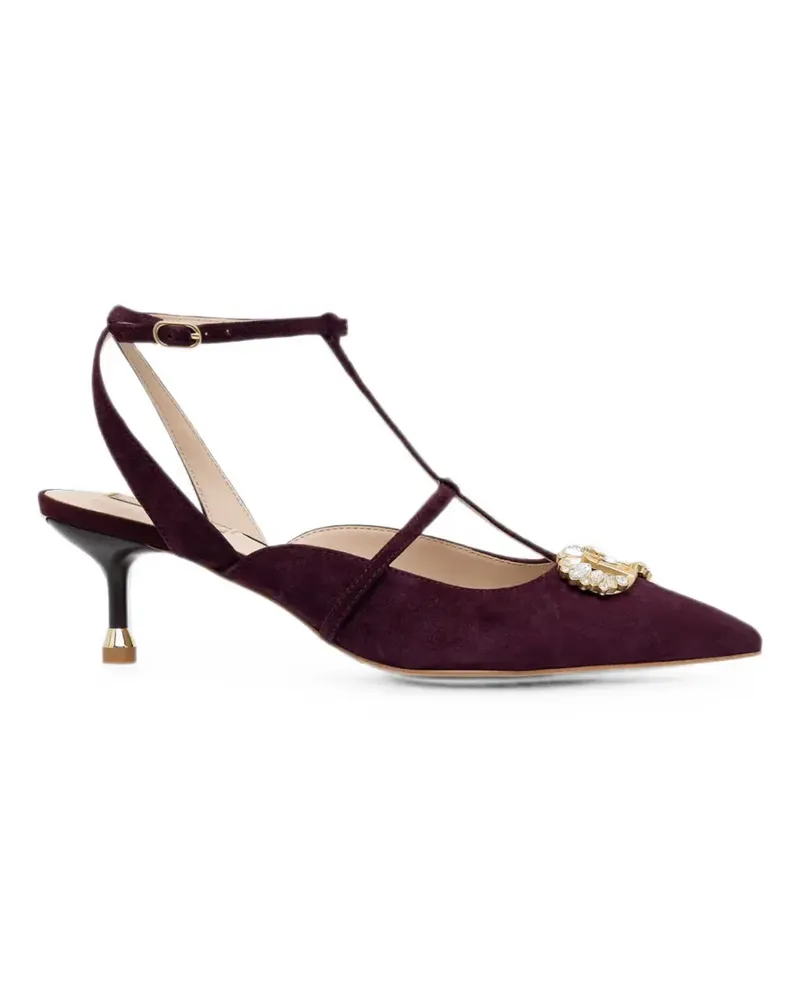 Liu Jo crystal-embellished pointed-toe pumps - Violett Violett