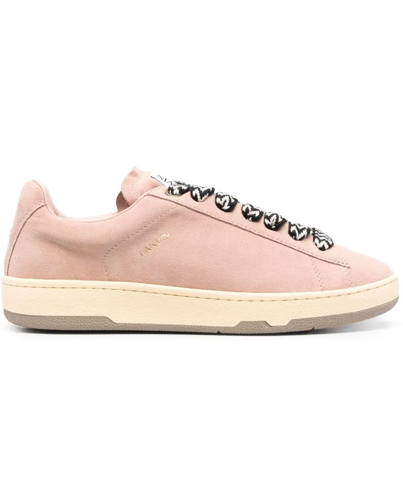 Lanvin Sneakers mit Logo-Patch - Rosa Rosa