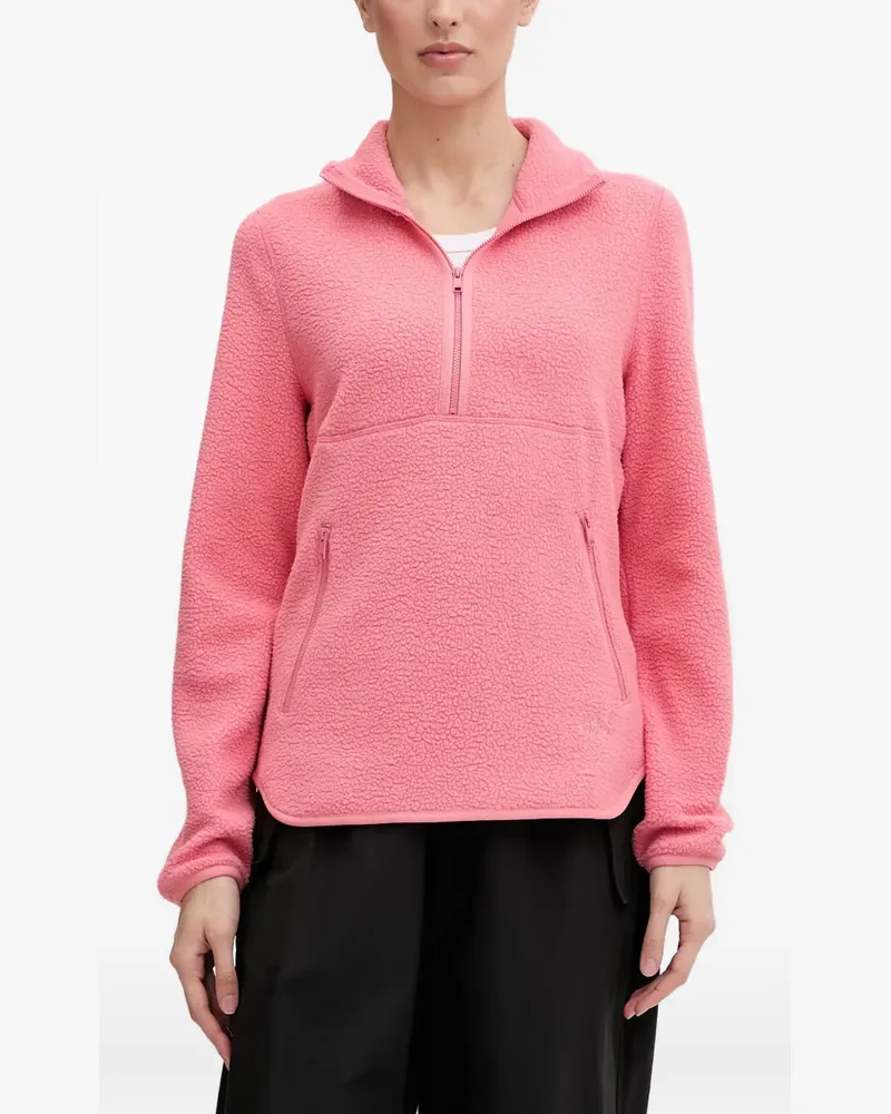 Jack Wolfskin Lite Curl Fleece-Sweatshirt - Rosa Rosa