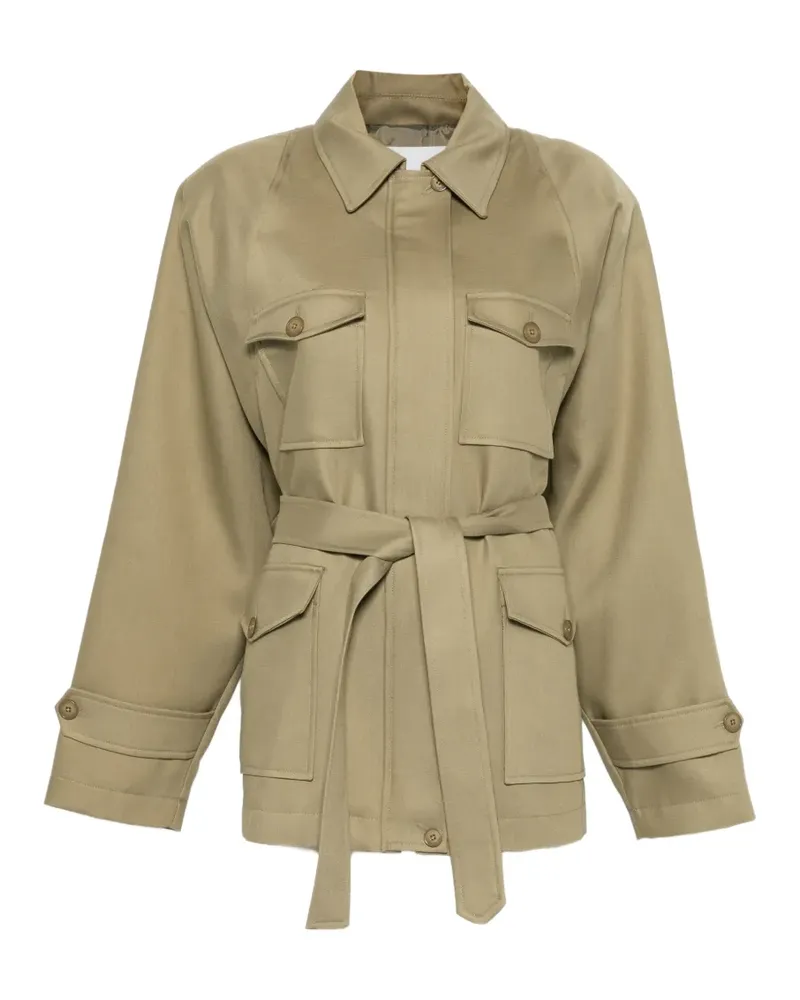 FRANKIE Shop Kella padded utility jacket - Grün Grün