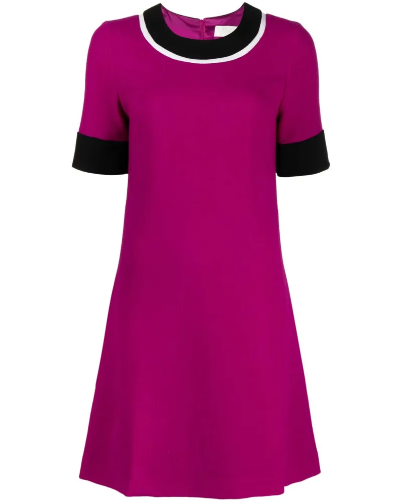 JANE Atelier Minikleid mit Rollkragen - Violett Violett