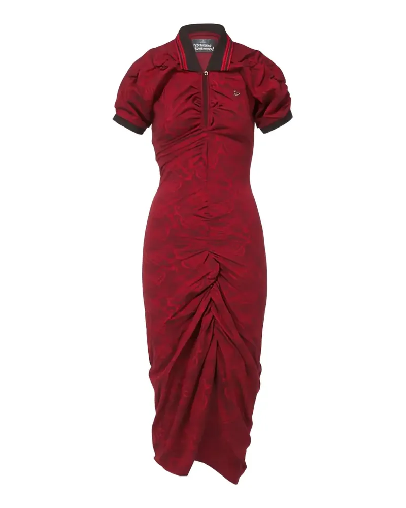 Vivienne Westwood gathered midi dress - Rot Rot