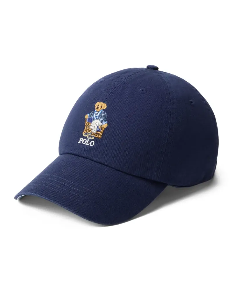 Ralph Lauren Baseballkappe mit Logo-Stickerei - Blau Blau