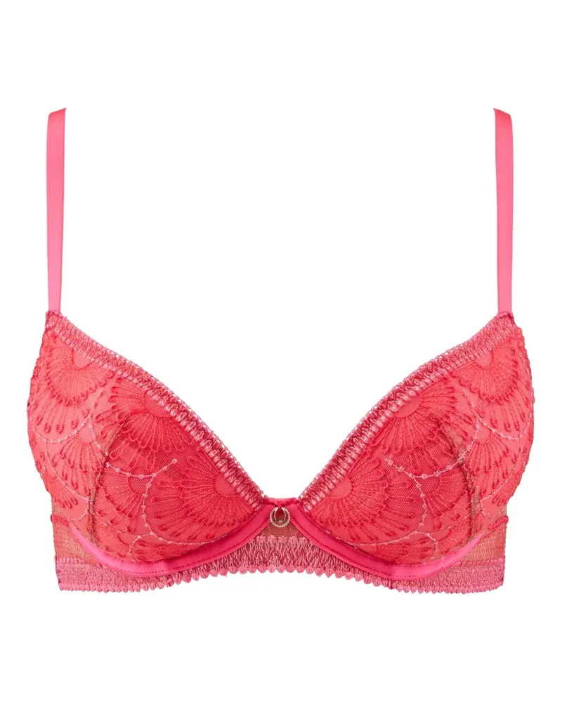 Aubade Pure Vibration Push-up-BH mit Stickerei - Rosa Rosa