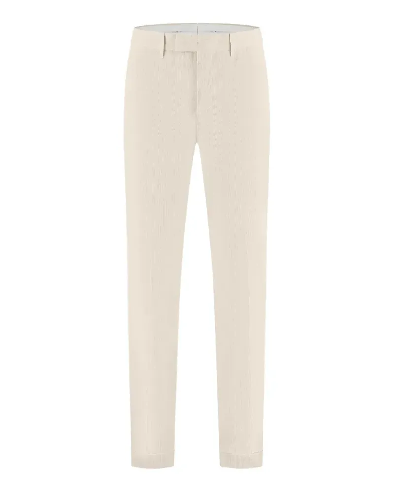 PT TORINO corduroy-effect tailored trousers - Nude Nude