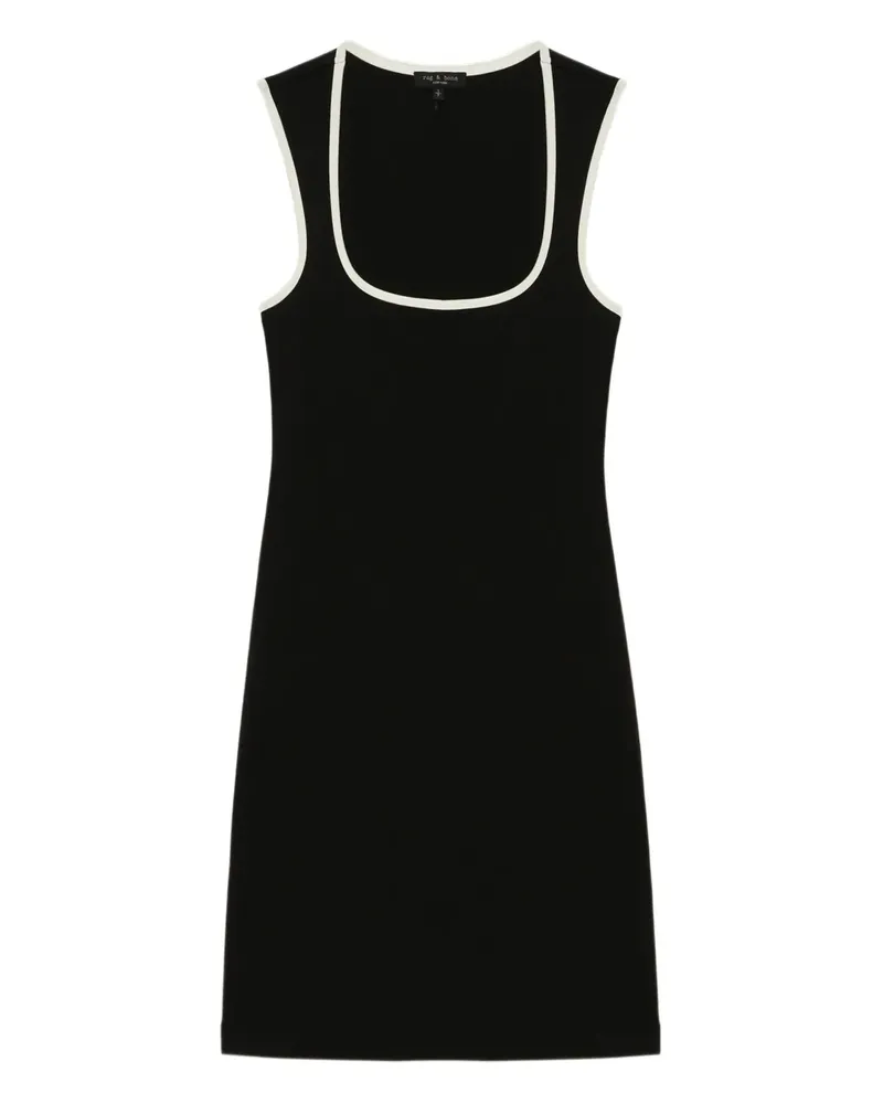 Rag & Bone Ärmelloses Minikleid - Schwarz Schwarz