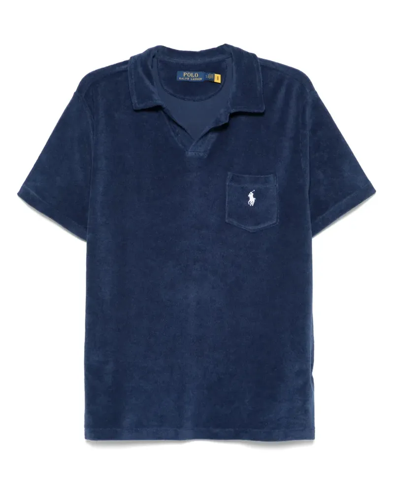Ralph Lauren T-Shirt aus Frottee - Blau Blau