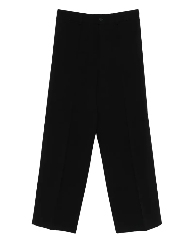 Patrizia Pepe Hose mit geradem Bein - Schwarz Schwarz