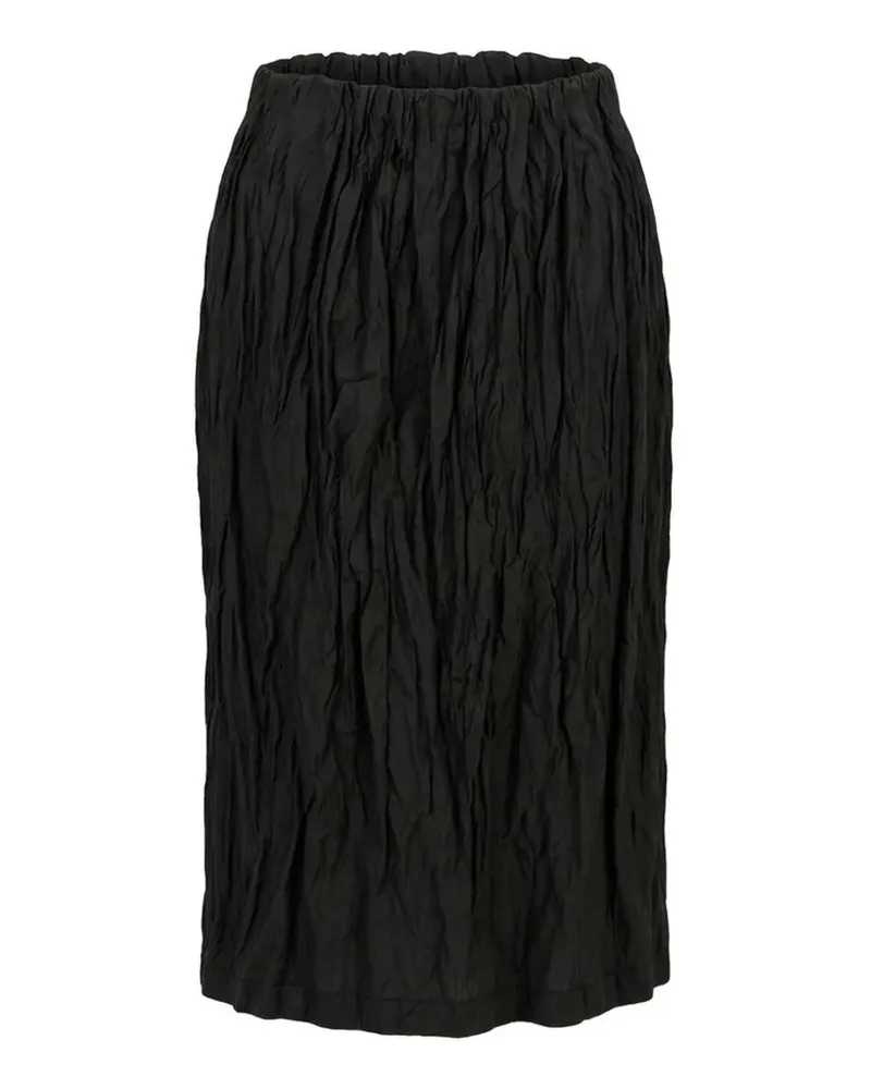 Totême crinkled midi skirt - Schwarz Schwarz