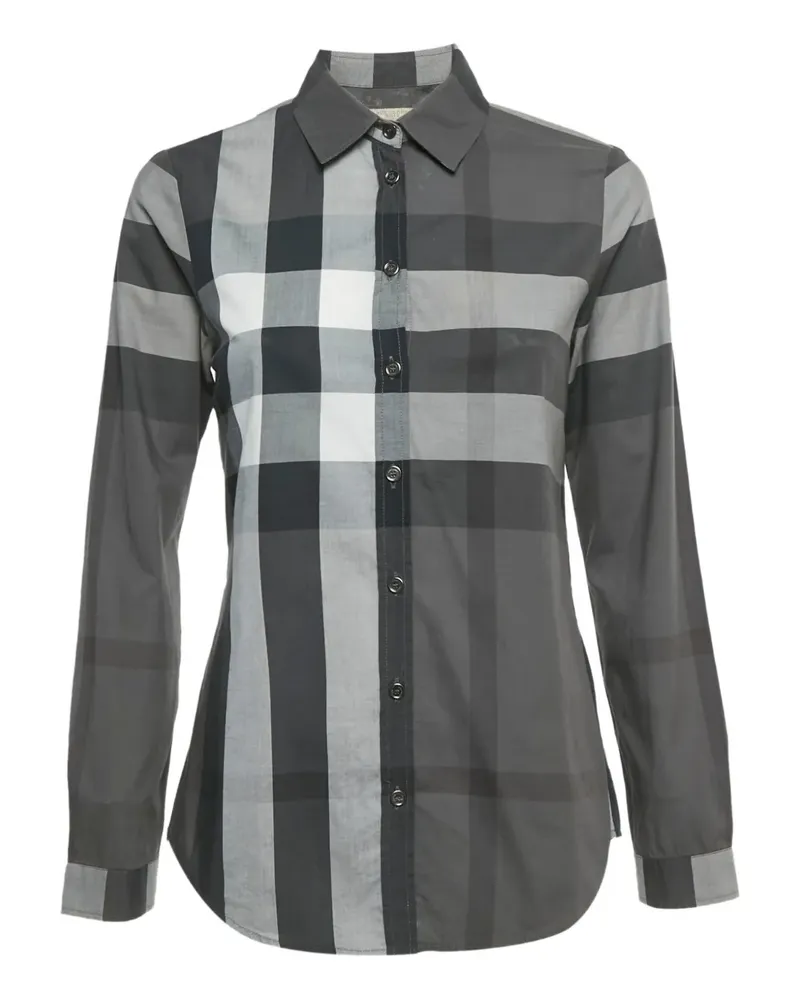 Burberry Hemd mit Karomuster - Grau Grau