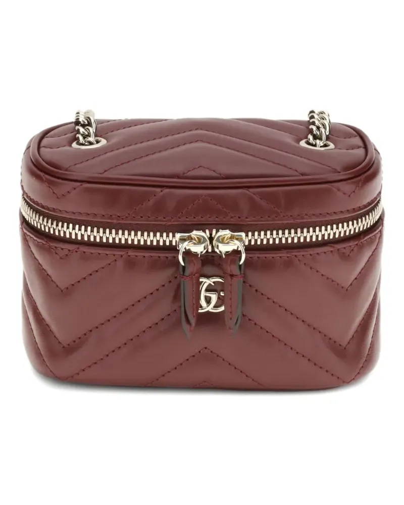 Gucci Mini GG Marmont Kosmetiktasche - Rot Rot
