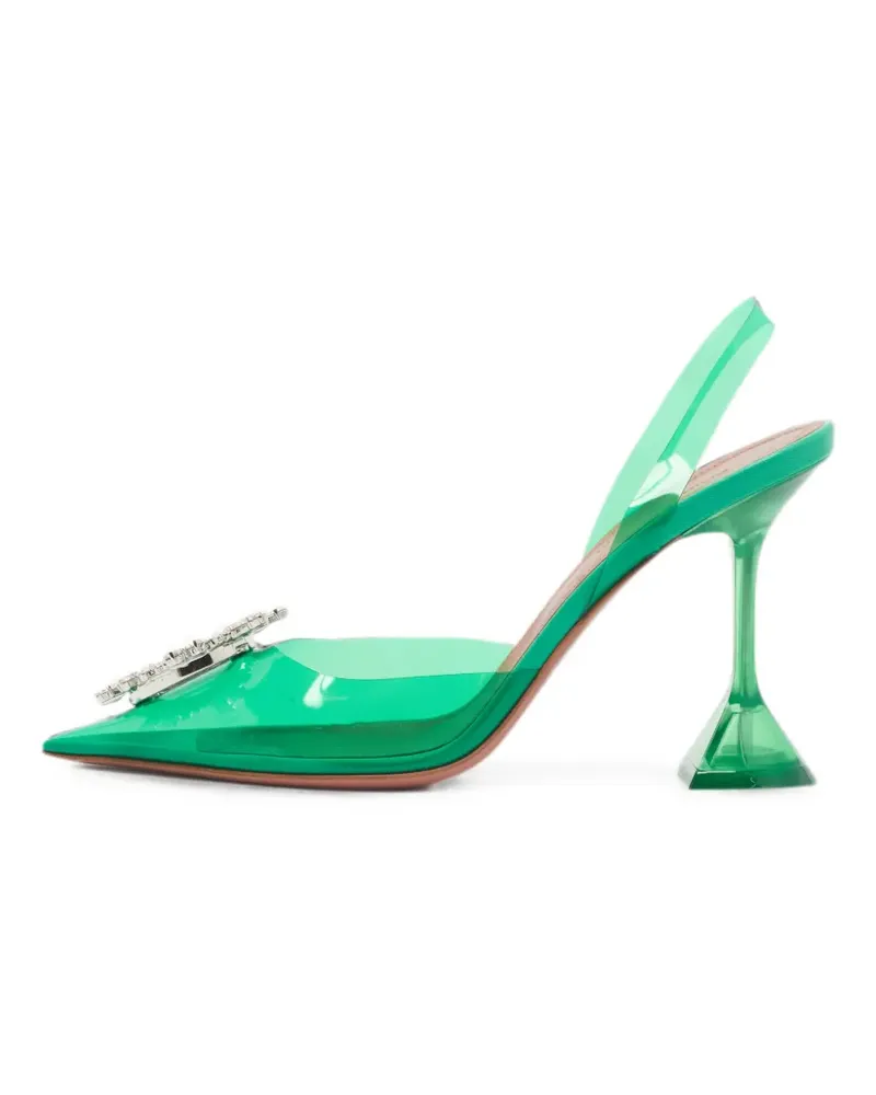 Amina Muaddi Begum heeled pumps - Grün Grün