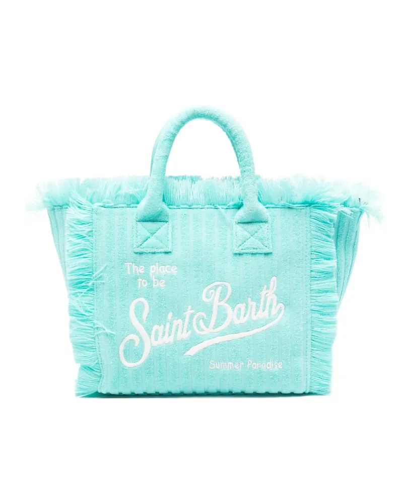MC2 Saint Barth Colette Sponge Tote Bag mit Fransen - Blau Blau