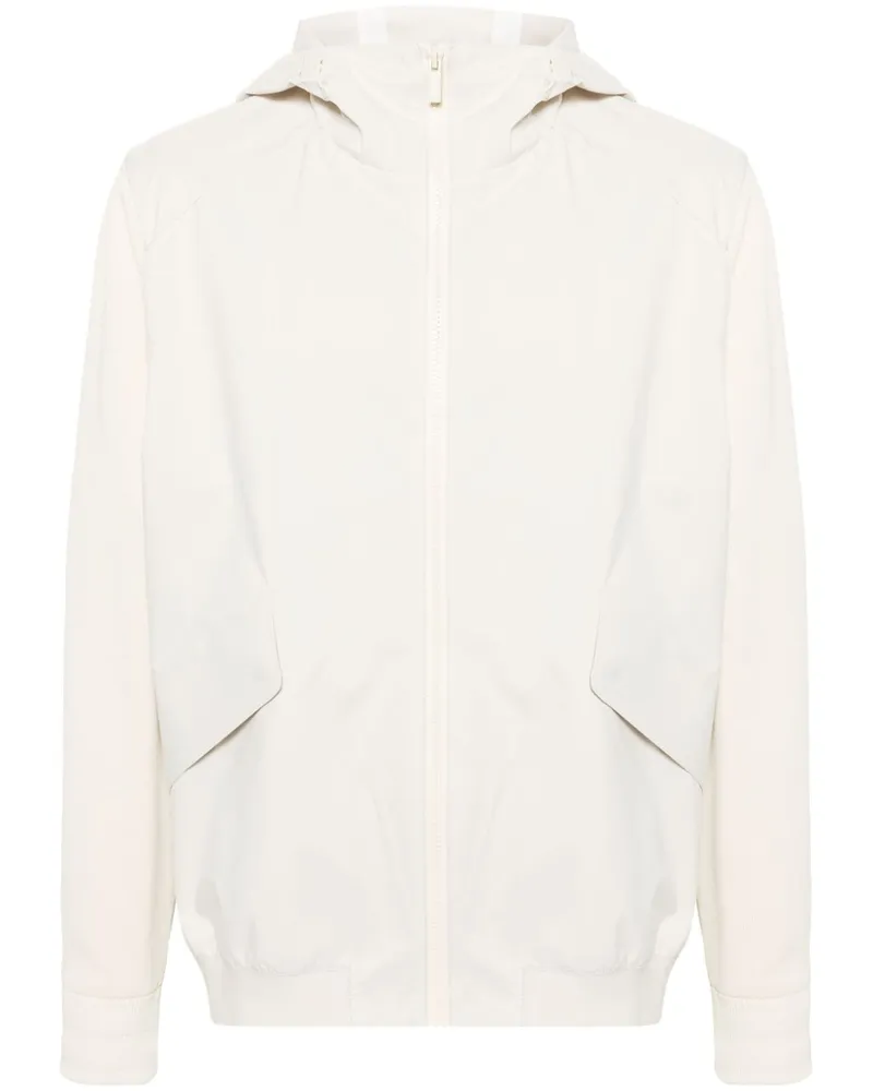 HUGO BOSS Kapuzenjacke mit Logo-Patch - Nude Nude