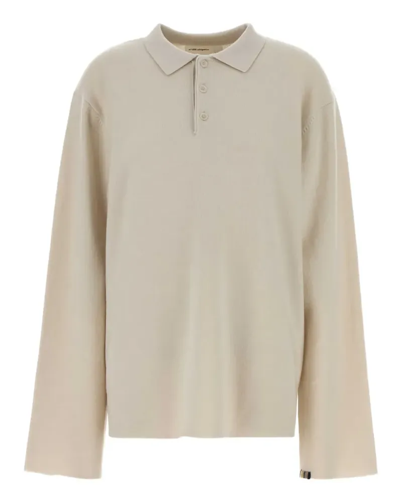 extreme cashmere Alligator polo shirt - Nude Nude