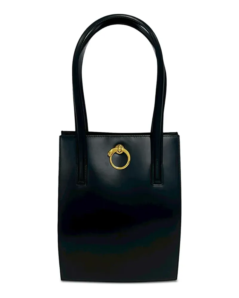 Cartier 1990-2000 Panthere Tote Bag aus Leder - Schwarz Schwarz