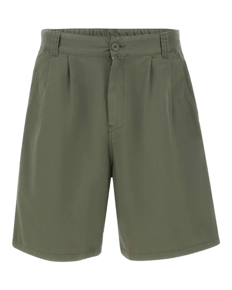 Carhartt WIP Marv pleated cotton shorts - Grün Grün