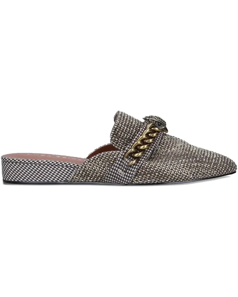 Kurt Geiger Chelsea Mules mit Kristallen - Braun Braun