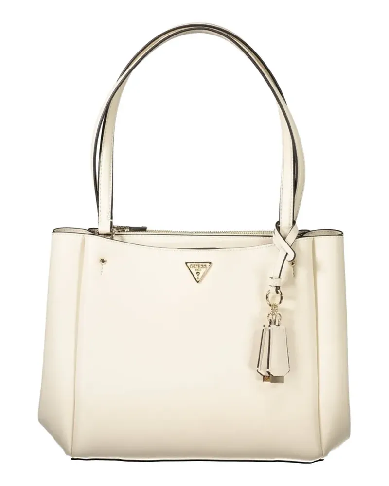 Guess Talent logo-plaque tote bag - Nude Nude