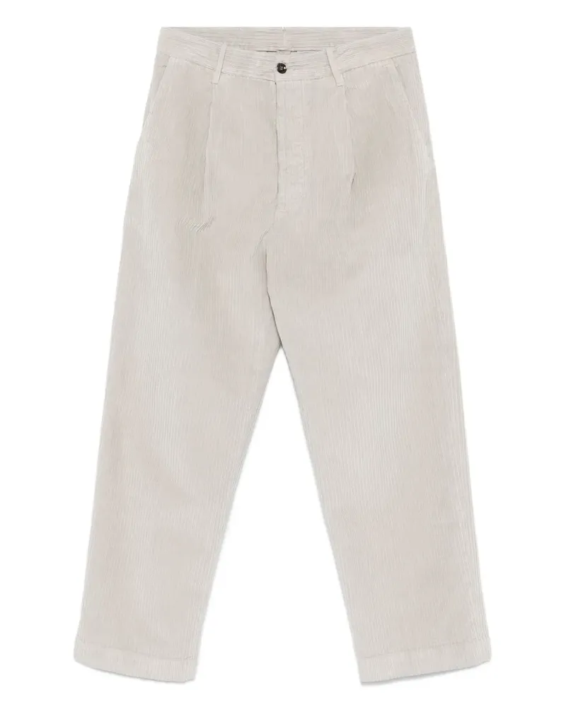 nine:inthe:morning Cordhose mit Logo-Etikett - Nude Nude
