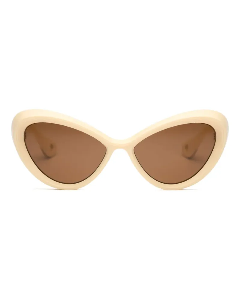 Jean Paul Gaultier Paris Cat-Eye-Sonnenbrille - Nude Nude