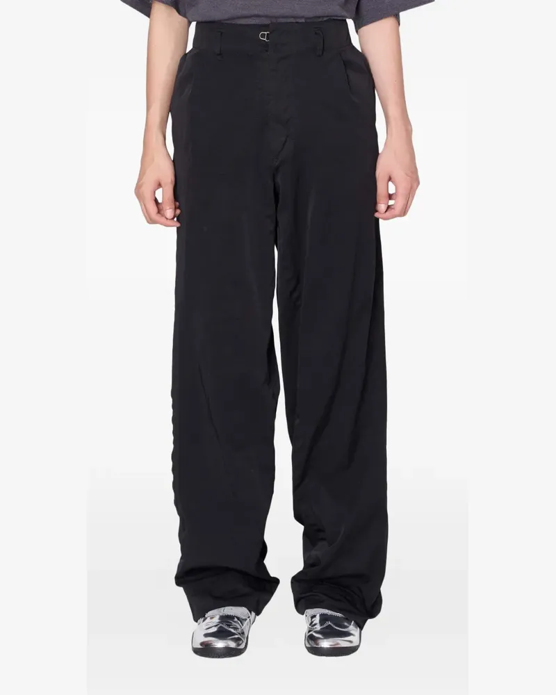 kolor belt-loops trousers - Schwarz Schwarz