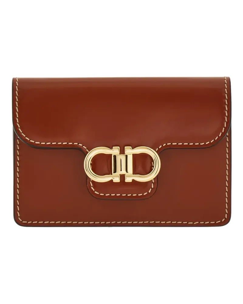 Ferragamo Gancini card holder - Braun Braun