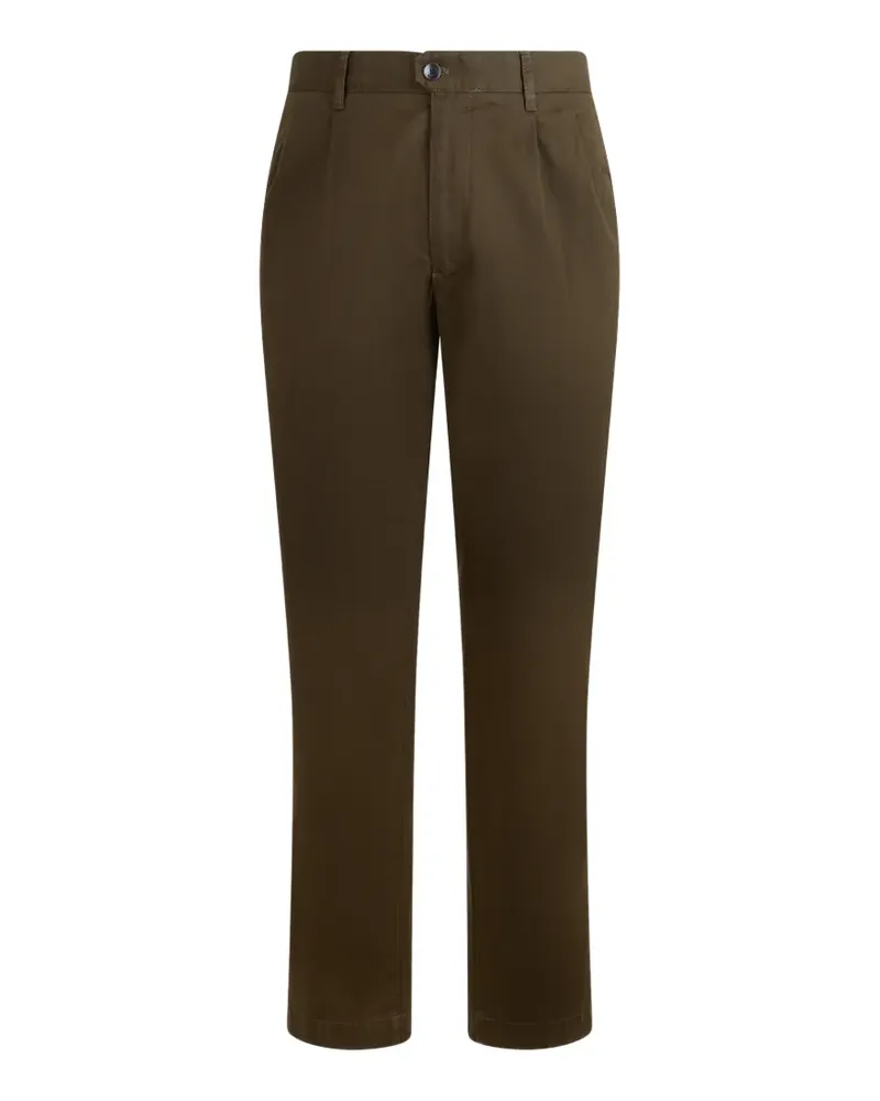 Slowear Straight-Leg-Hose mit Falten - Braun Braun