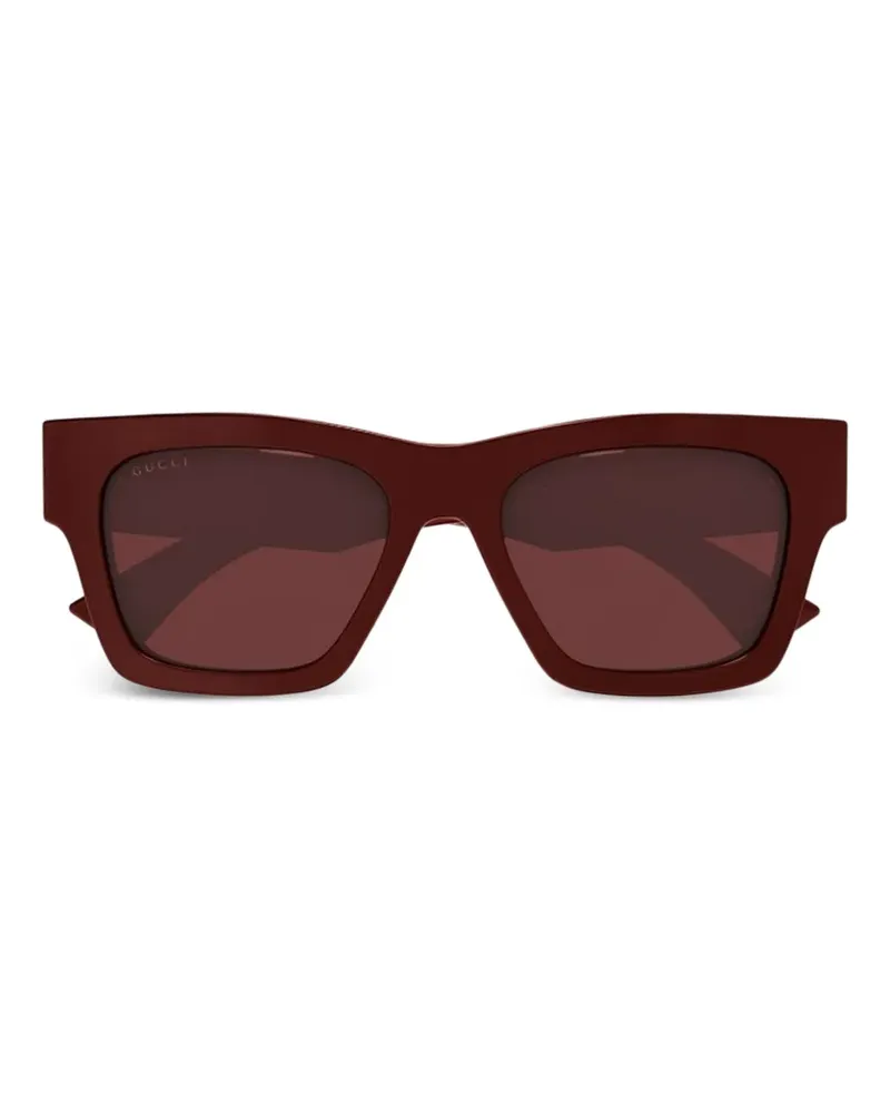 Gucci square-frame sunglasses - Rot Rot