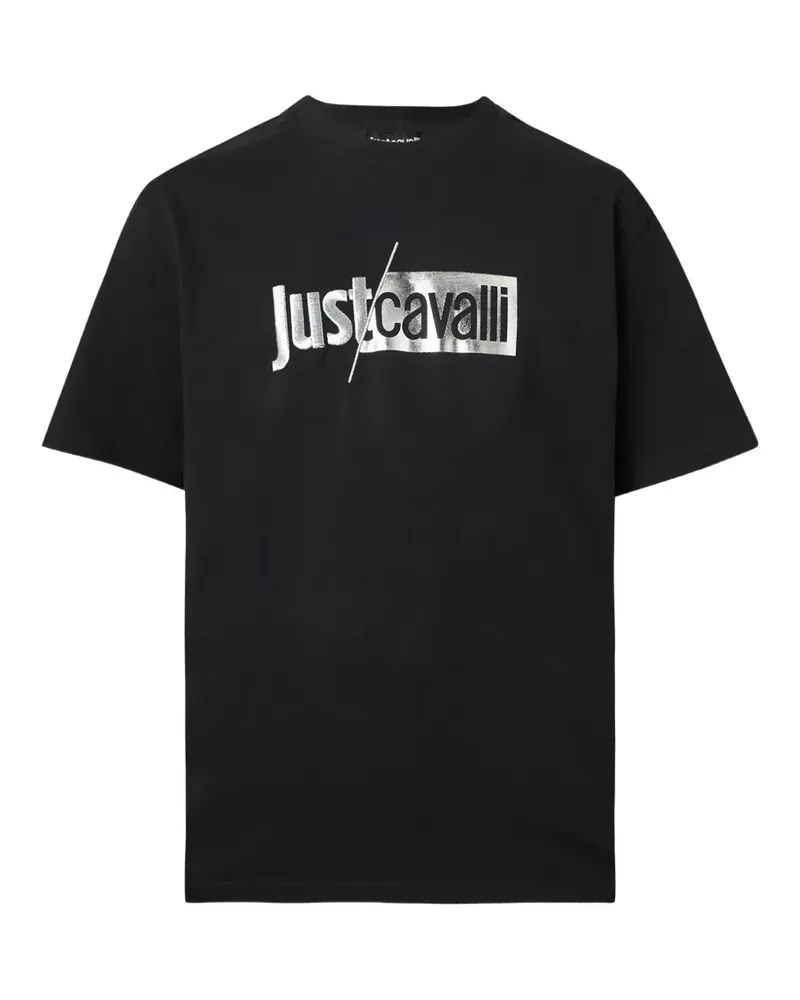 Just Cavalli logo-print t-shirt - Schwarz Schwarz