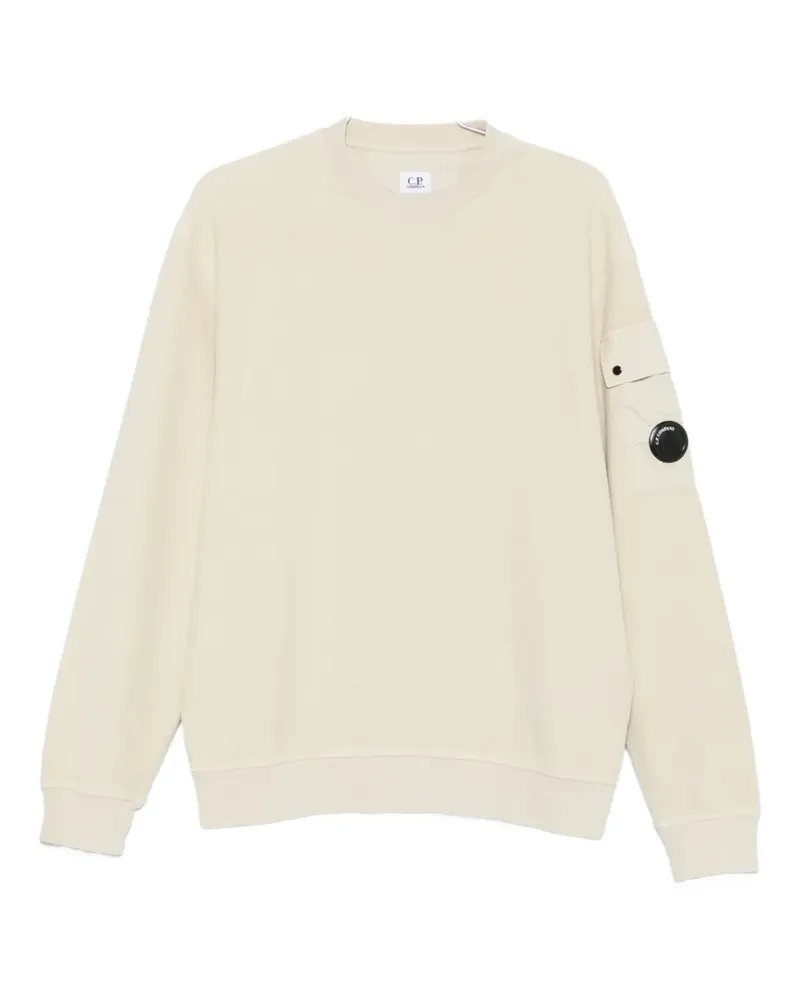 C.P. Company Lens-detail sleeve-pocket sweatshirt - Nude Nude