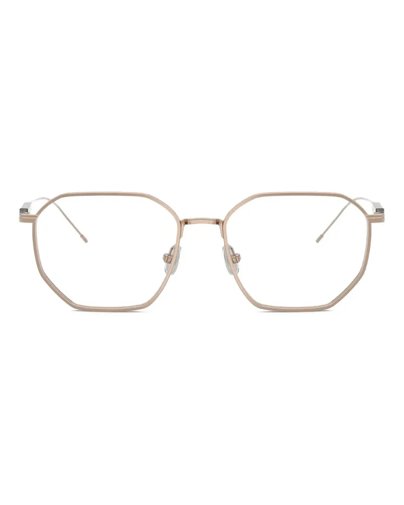 Brunello Cucinelli Brille mit geometrischem Gestell - Gold Gold