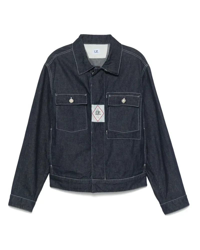 C.P. Company Klassische Jeansjacke - Blau Blau
