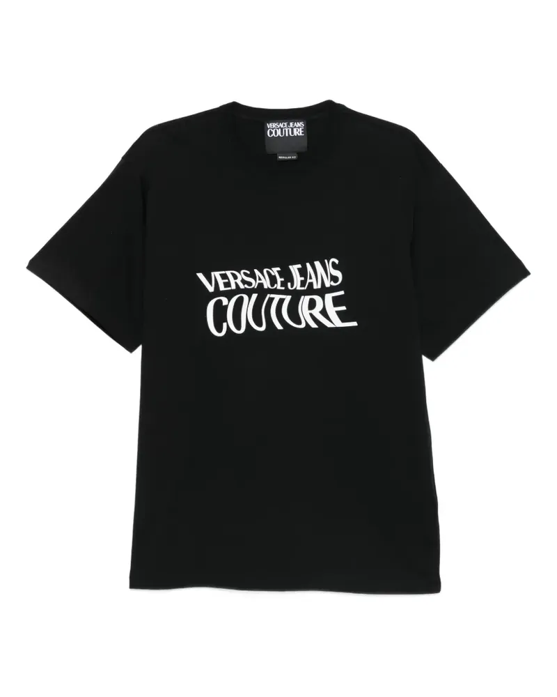 Versace Jeans Logo Liquify T-shirt - Schwarz Schwarz