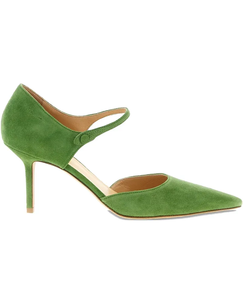Francesco Russo Pumps mit spitzer Kappe 55mm - Grün Grün