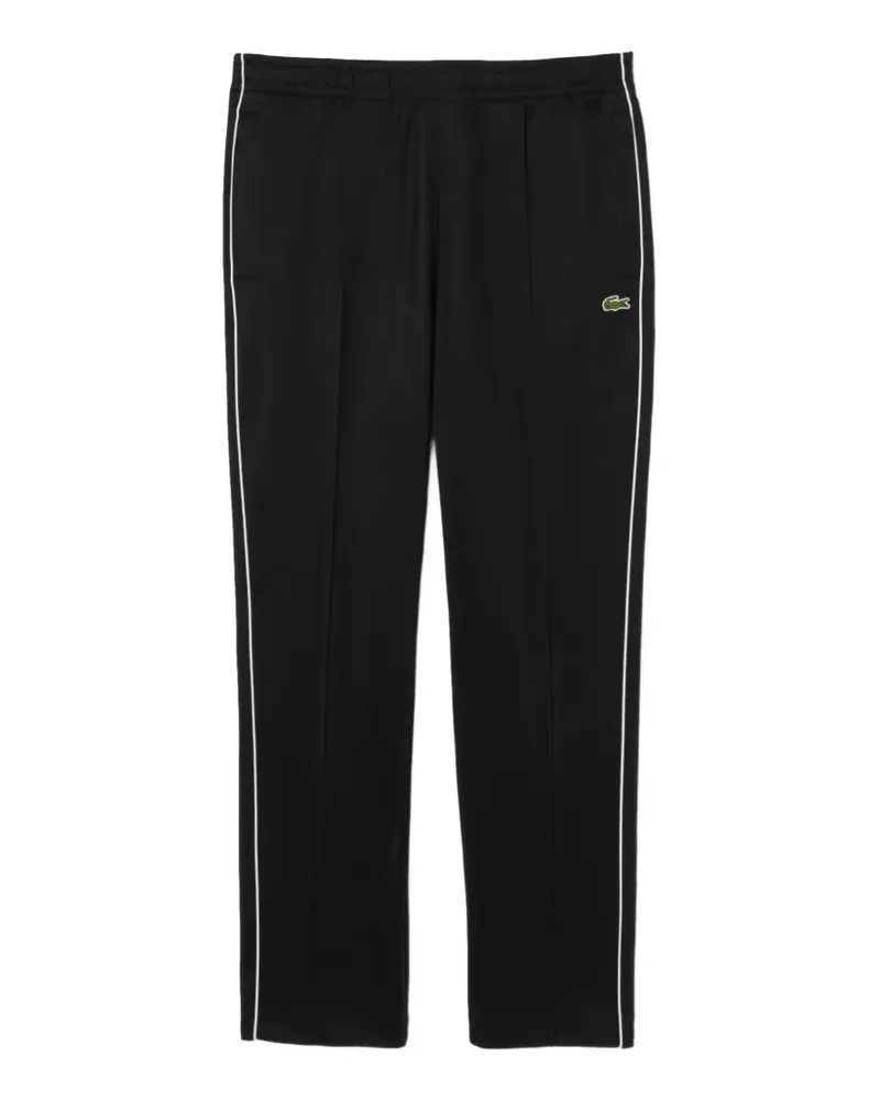 Lacoste side-stripe track pants - Schwarz Schwarz