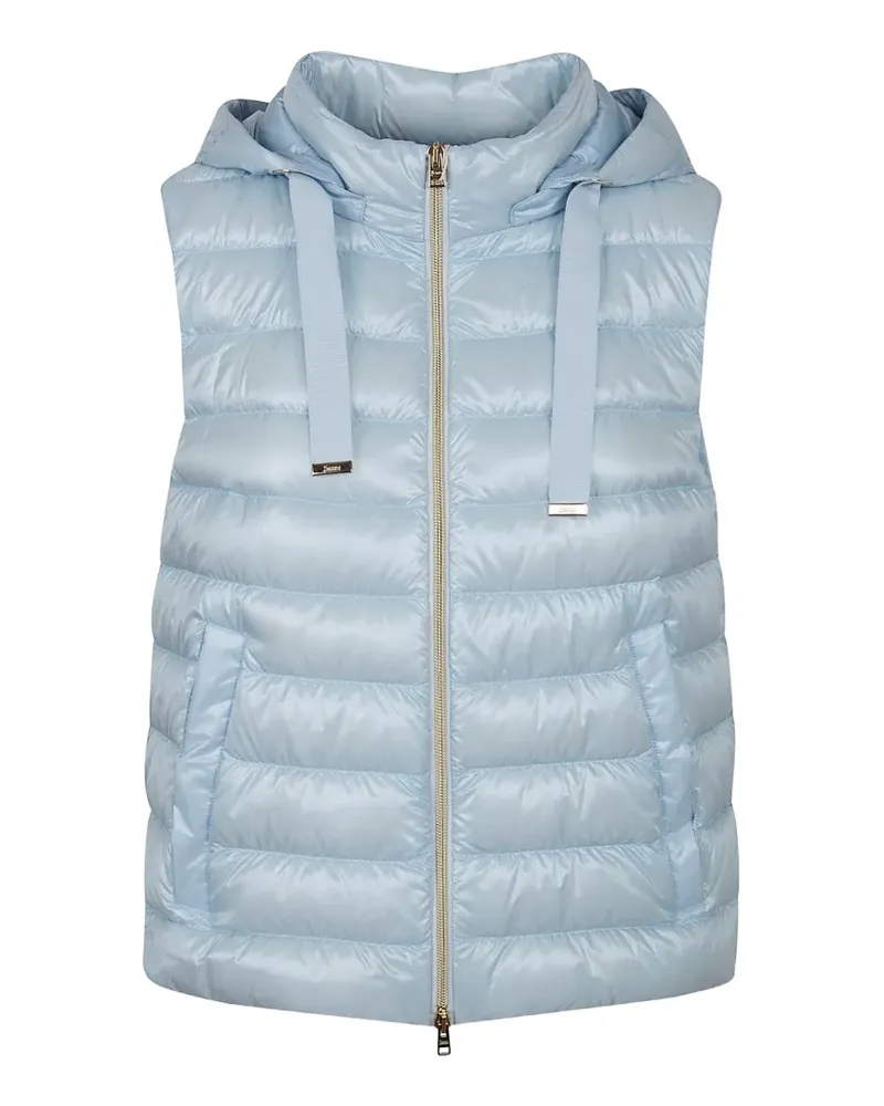 Herno hooded padded gilet - Blau Blau
