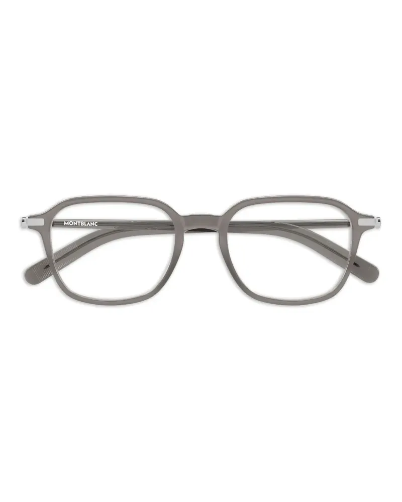 Montblanc geometric-frame glasses - Grau Grau