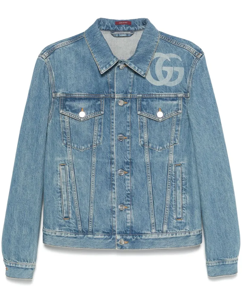 Gucci Klassische Jeansjacke - Blau Blau