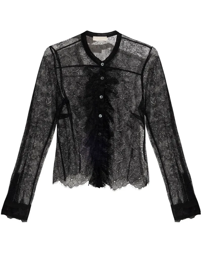 Ulla Johnson Cecile Bluse - Schwarz Schwarz