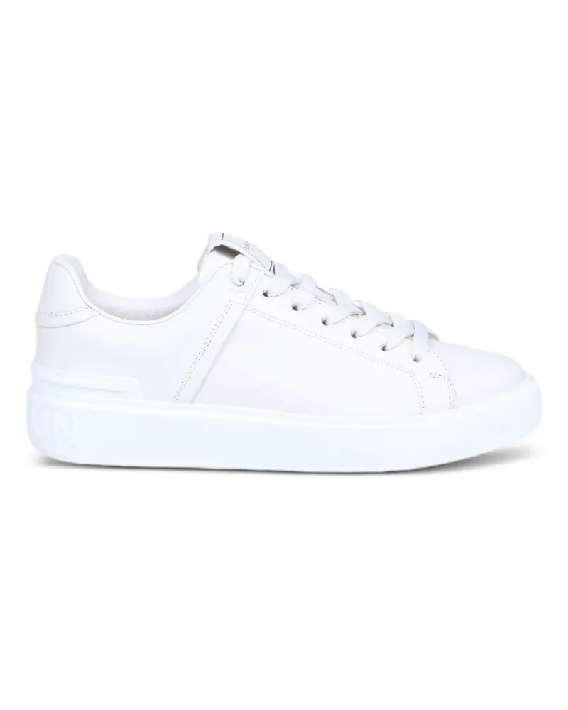 Balmain B-Court Sneakers mit Logo - Weiß Weiß